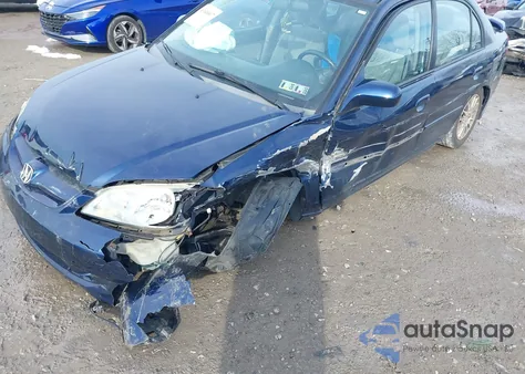 2005 Honda Civic Ex from USA, damaged, VIN 2HGES26775H593909